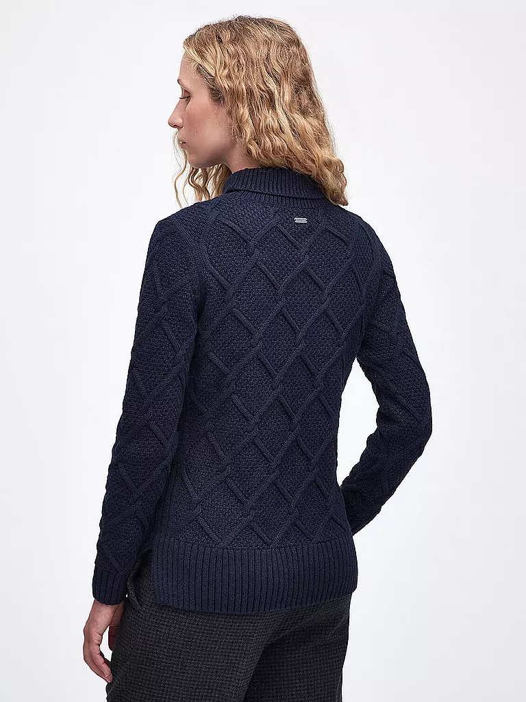 BARBOUR Rollkragenpullover BURNE  dunkelblau