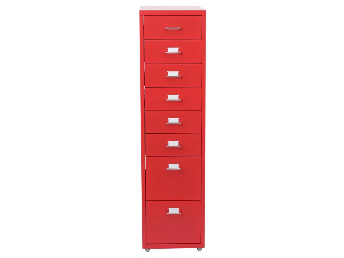 Caisson roulant Preston T851, rouge