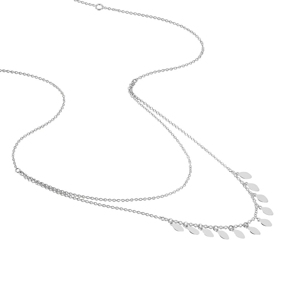 Collier Polyna Argent Blanc