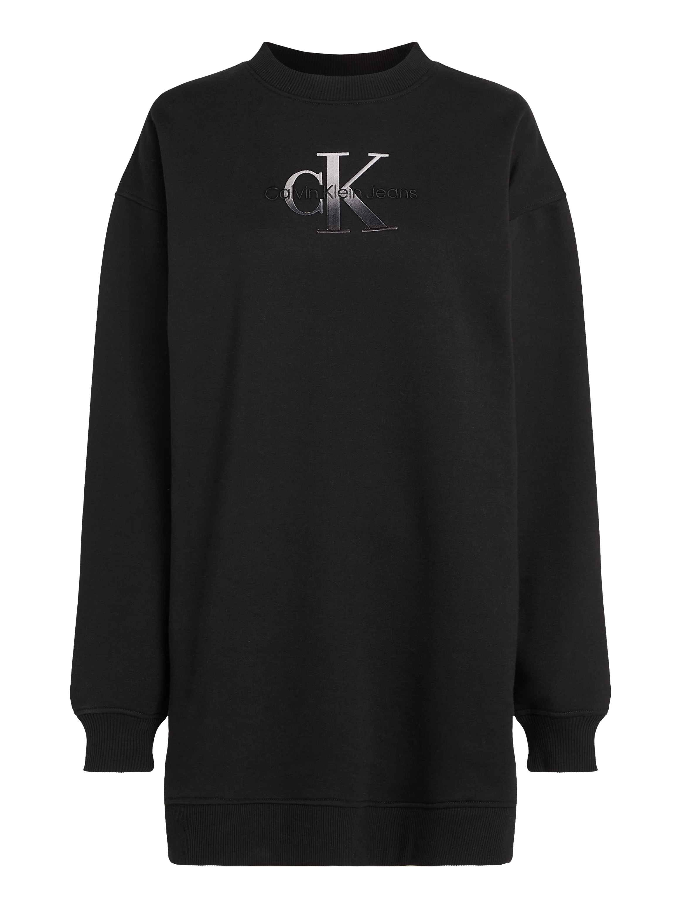 Calvin Klein Jeans Sweatkleid »EMBROIDERED MONOLOGO CREW DRESS« mit Logostickerei