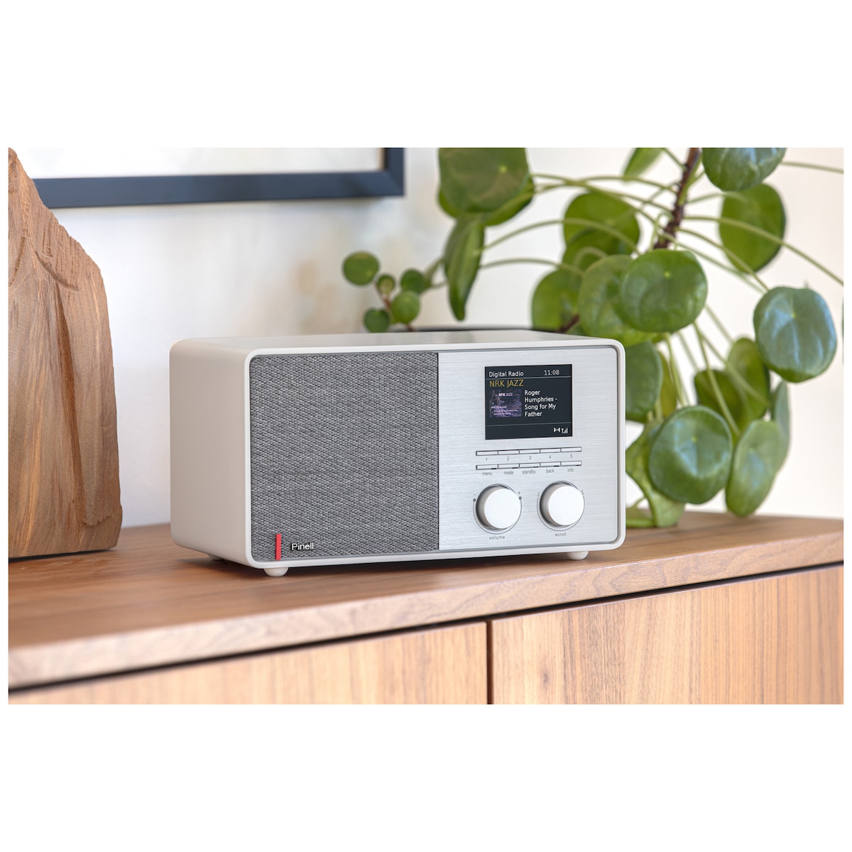 Pinell Supersound 301 digital radio (hvit)