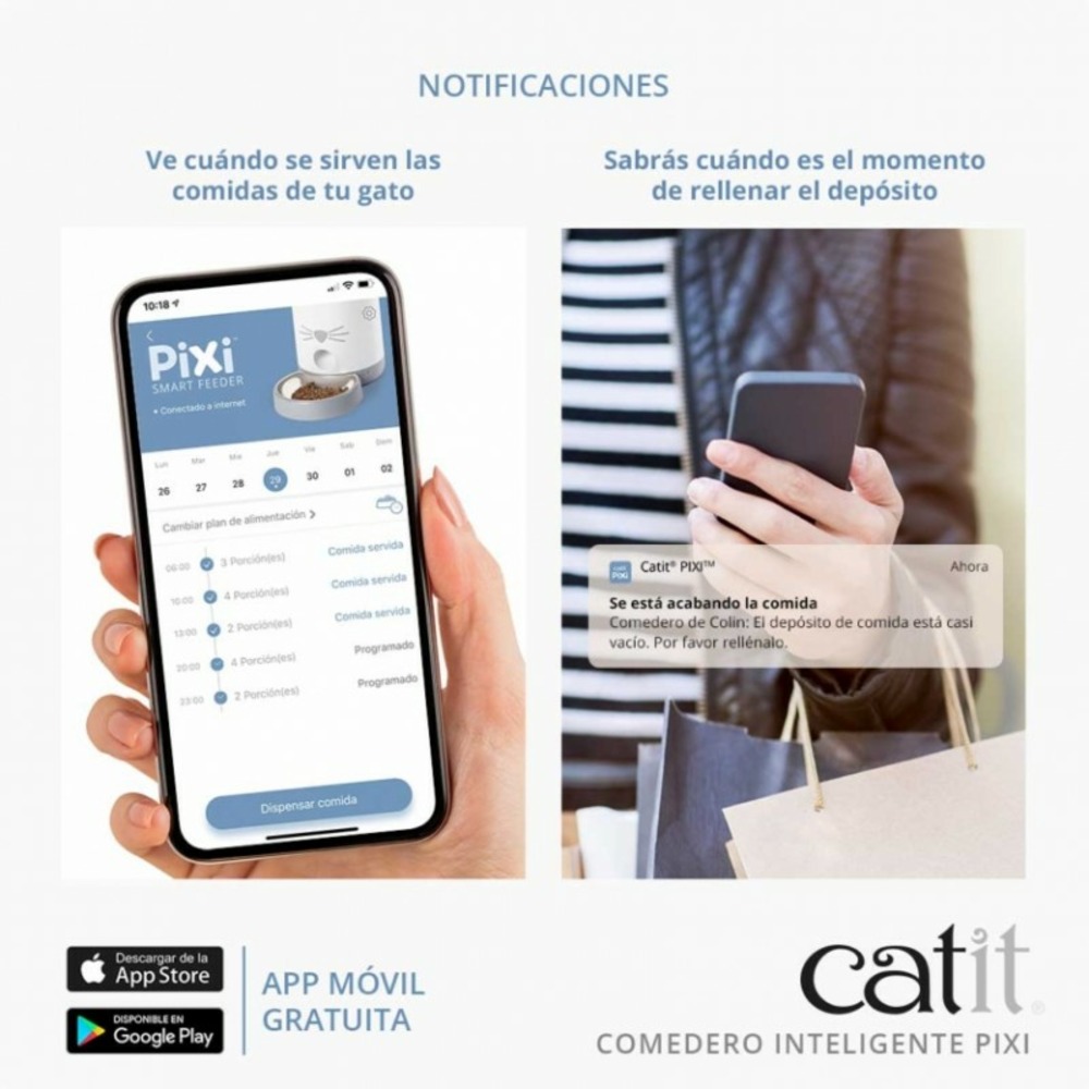 Catit pixi - smart feeder automatique pour chats, contrôlé par une application