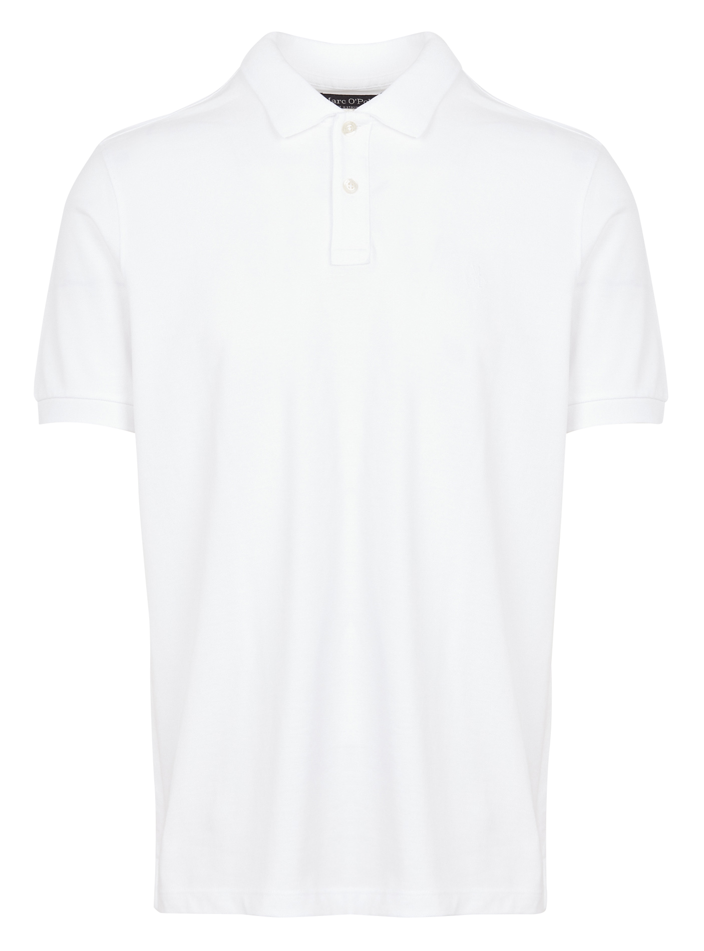 Polo regular-fit en coton bio | Blanc