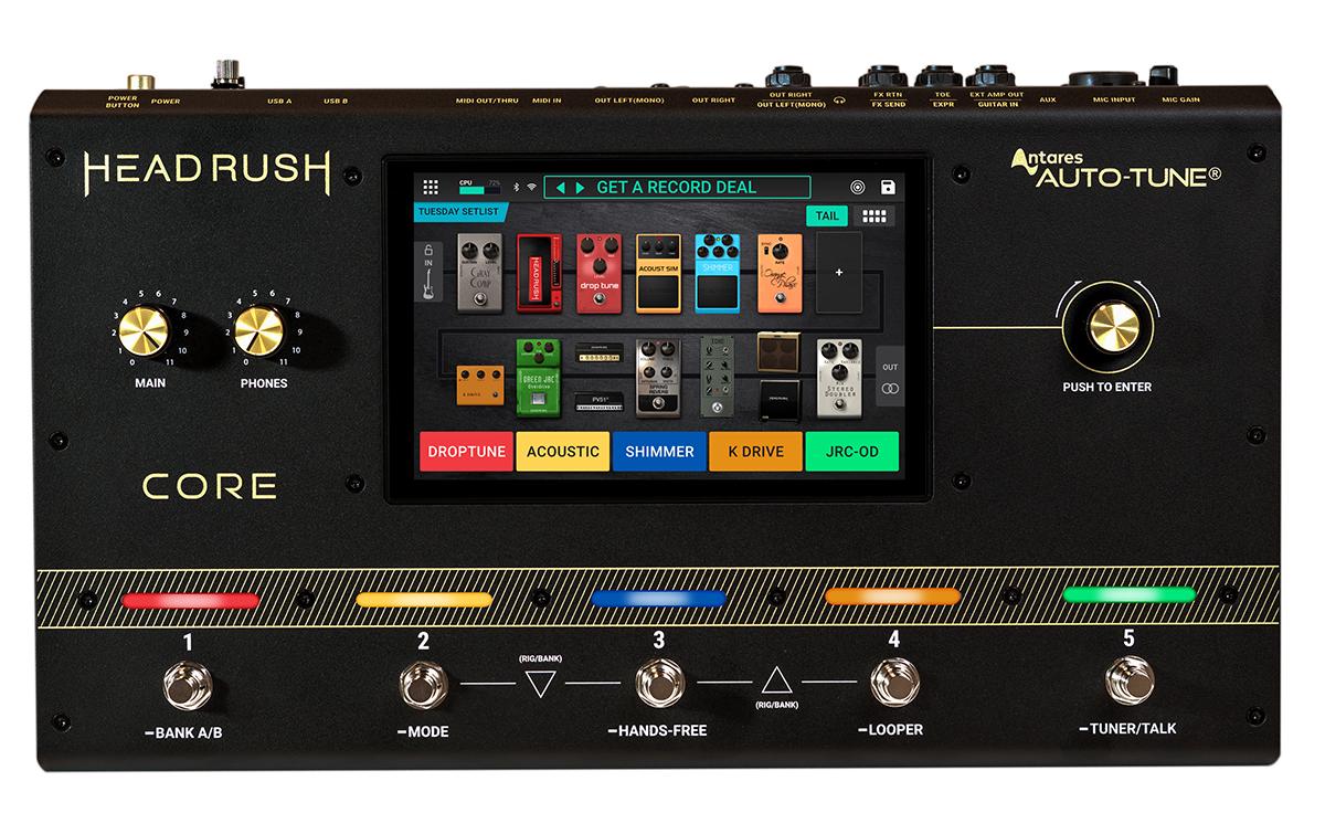 Effektgerät CORE<br>Perfekter Gitarren- und Gesangssound mit einem Tastendruck