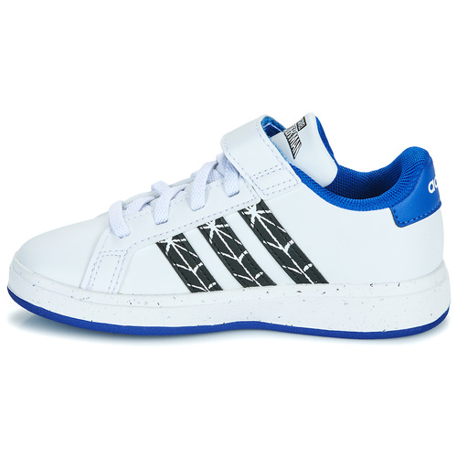 Adidas Sportswear - GRAND COURT SPIDER-MAN EL K - Blanc / Bleu