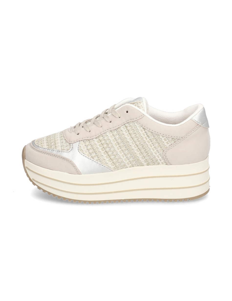 Lederkombination Sneaker