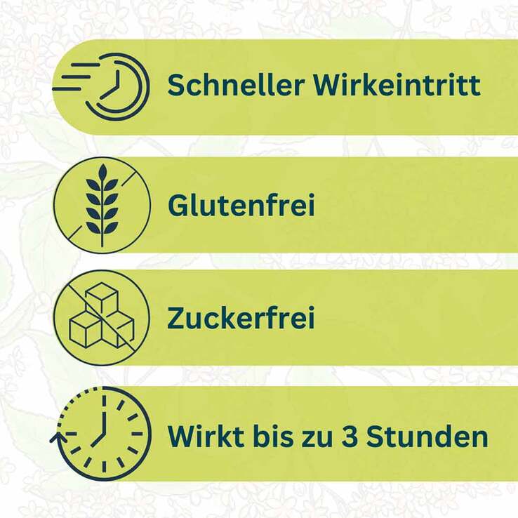 Septolete mit Zitronen-Holunder-Geschmack 3 mg/1 mg Lutschtabletten, 16 St