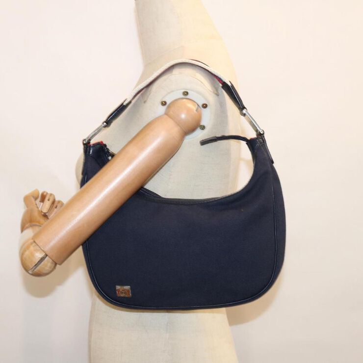 Gucci Vintage Gucci Shoulder Bag Navy
