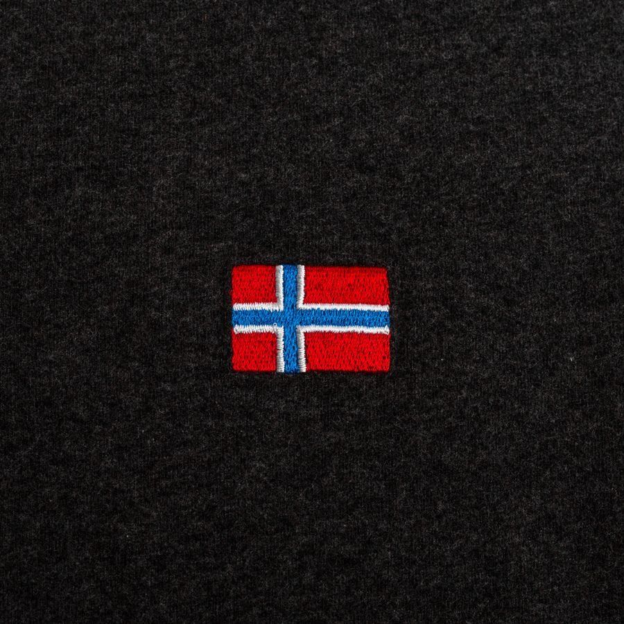 Liverpool T-Shirt Norvège Drapeau - Gris