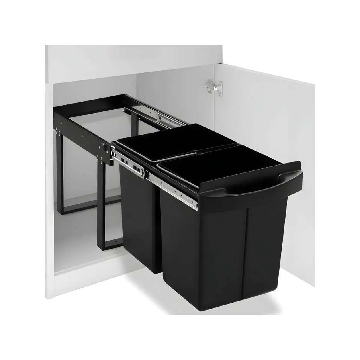 Vente-Unique - 48 L - Noir