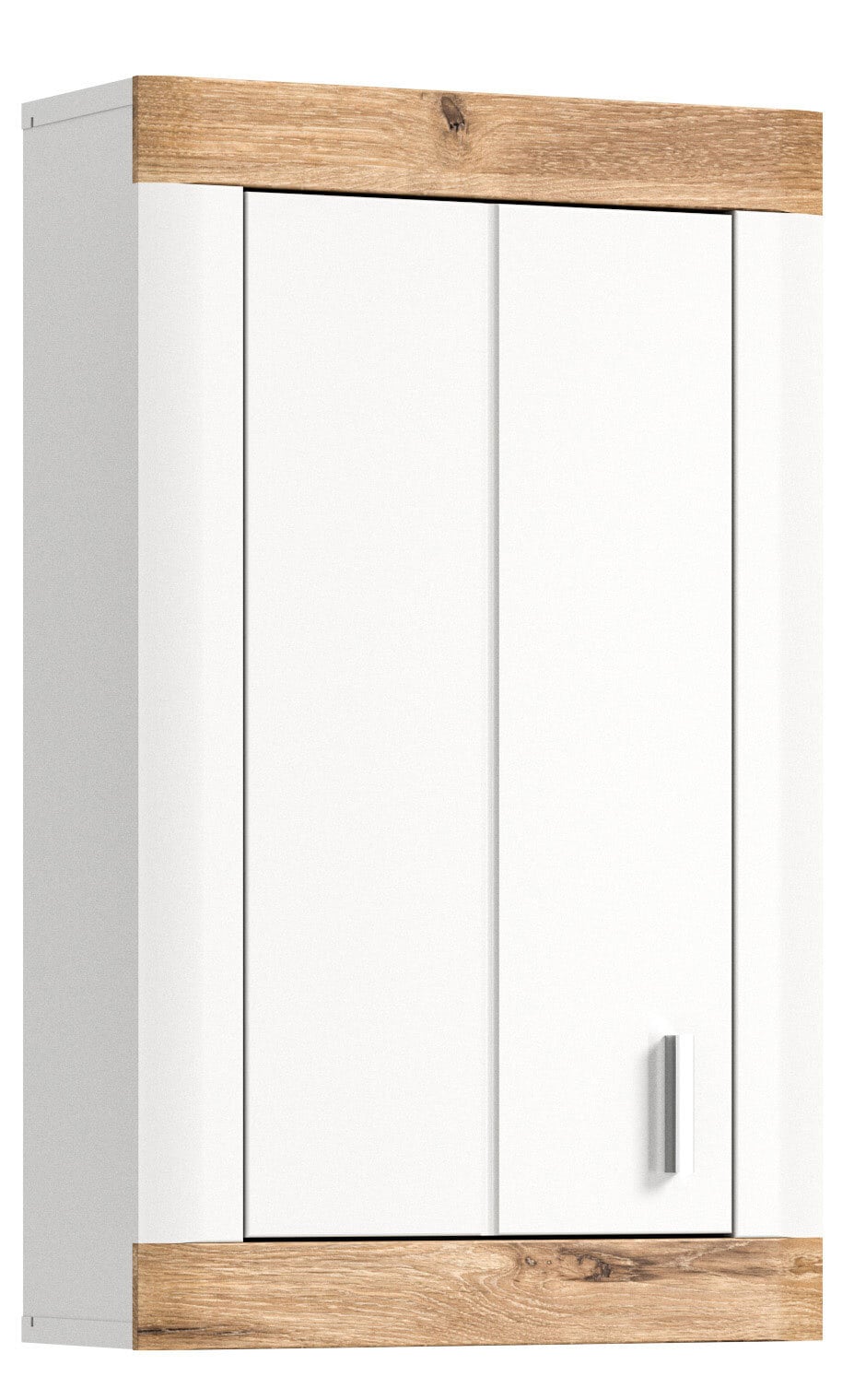 Hängeschrank LAREDO 45 x 76 cm Weiß/ Eiche
