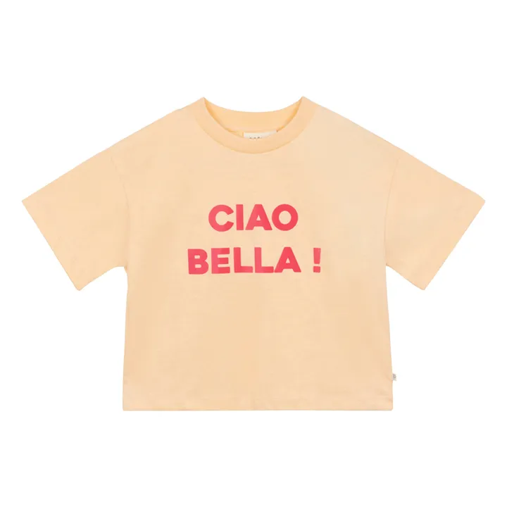 Arsène et Les Pipelettes T-Shirt Felicia Coton Bio | Abricot