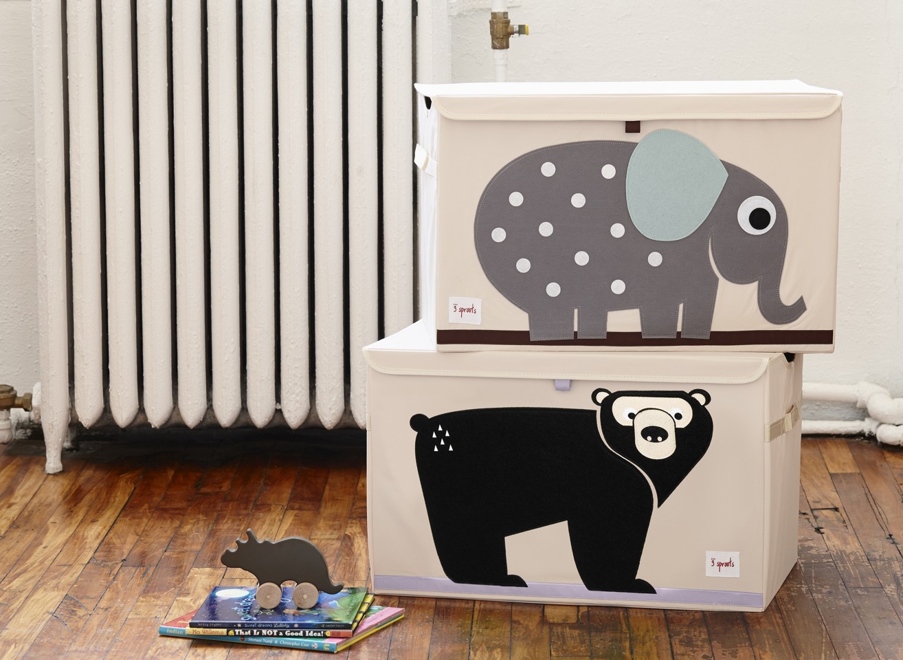 3 Sprouts - Opbevaringskasse - Black Bear