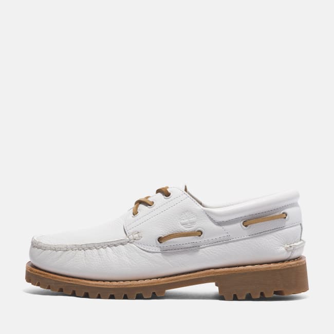 Scarpa da Barca Timberland® Authentic Handsewn                da Uomo in bianco
