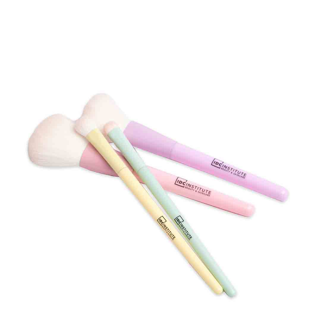 IDC INSTITUTE  Kit 4 Pincéis de Maquilhagem - 4un