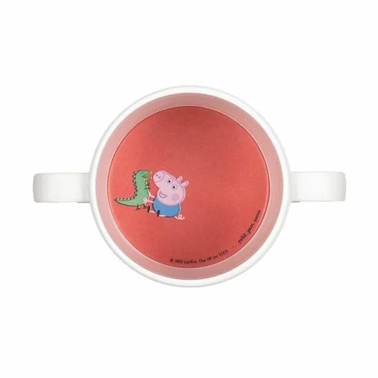 Tasse 2 anses antidérapante   Peppa Pig        de               Petit Jour Paris