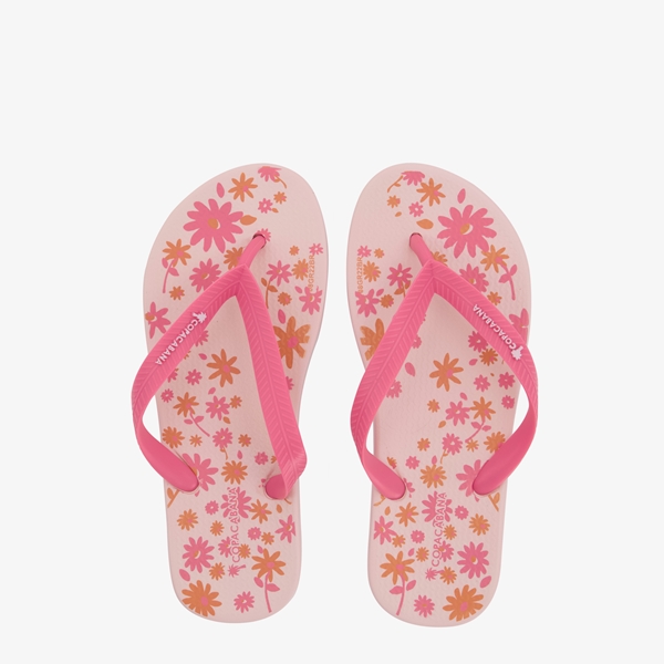 Copacabana vegan kinder teenslippers bloemenprint