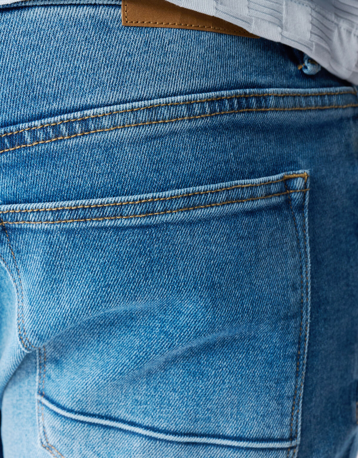 Slim Straight Fit Jeans Mediumstone L34