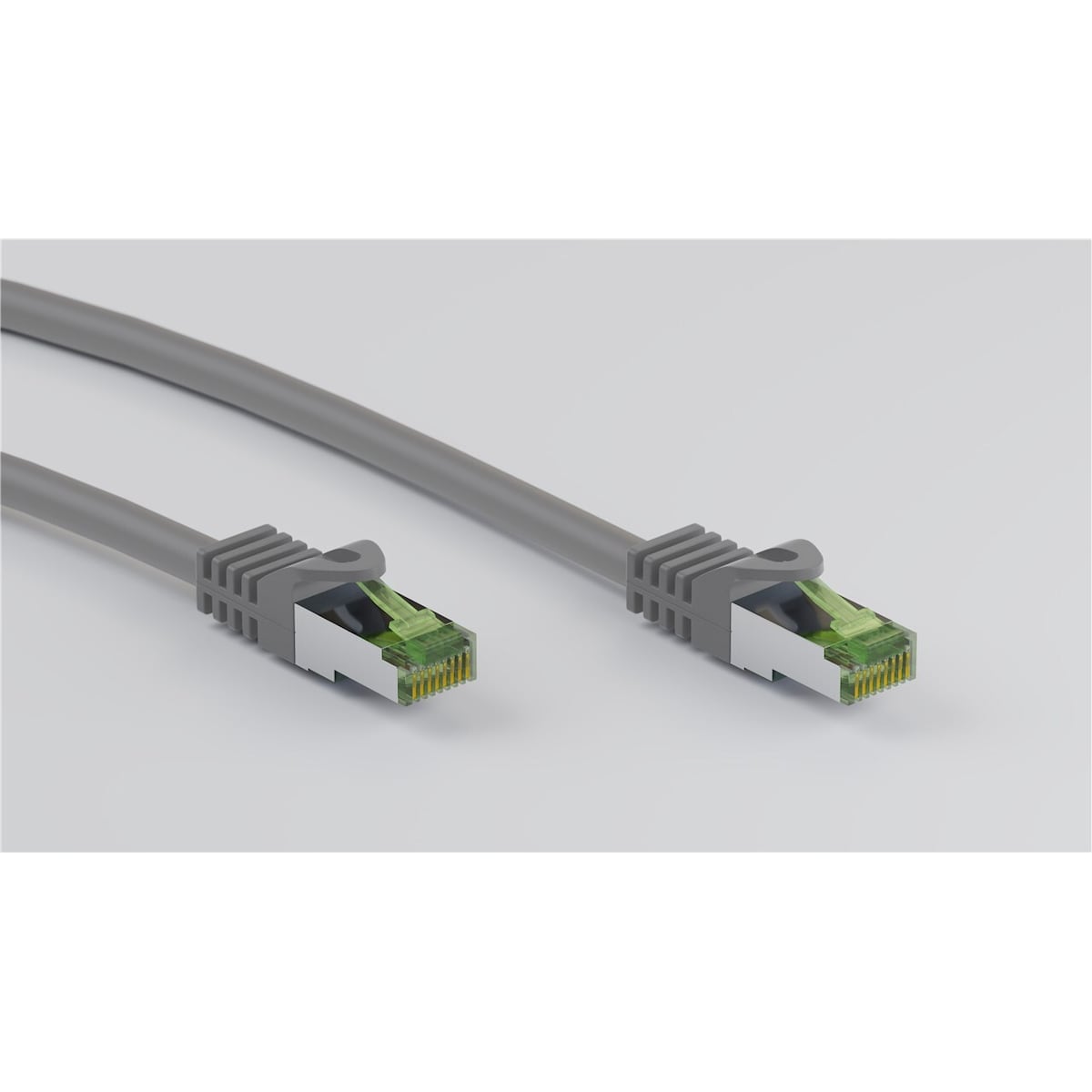Goobay GHMT-sertifisert CAT 8.1 patchkabel, S/FTP (PiMF), grå
