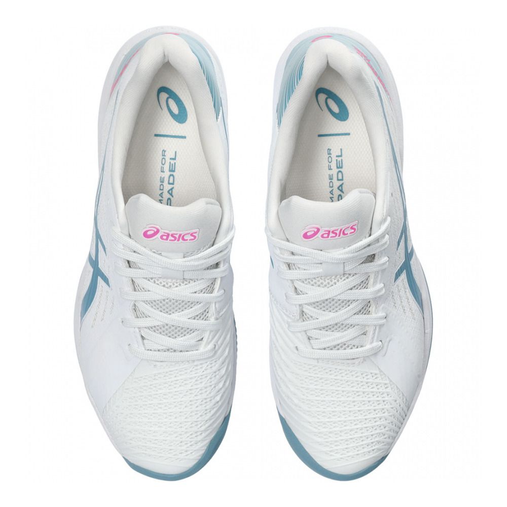 Asics SOLUTION SWIFT FF PADEL - Chaussures de padel Femme white/gris blue