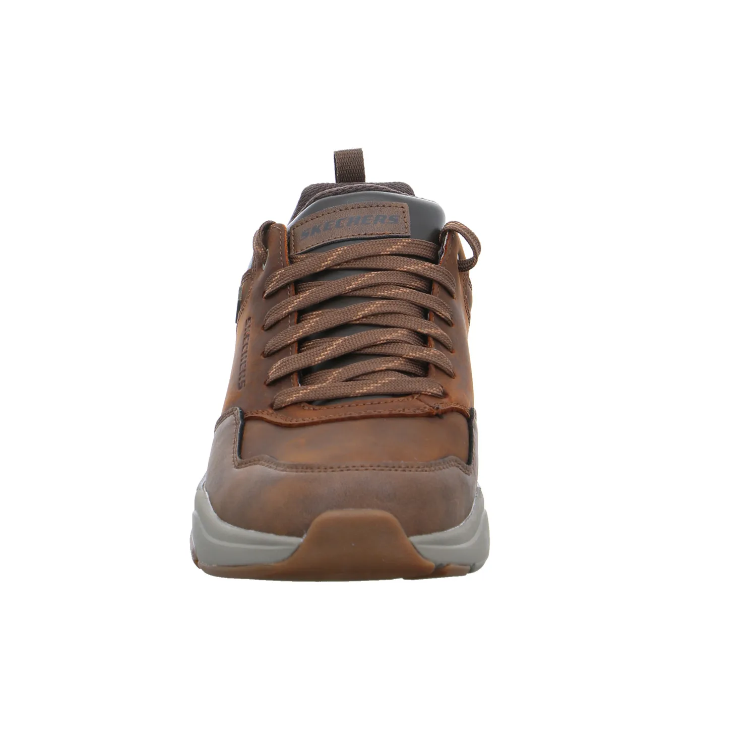 SKECHERS Halbschuh Braun Leder