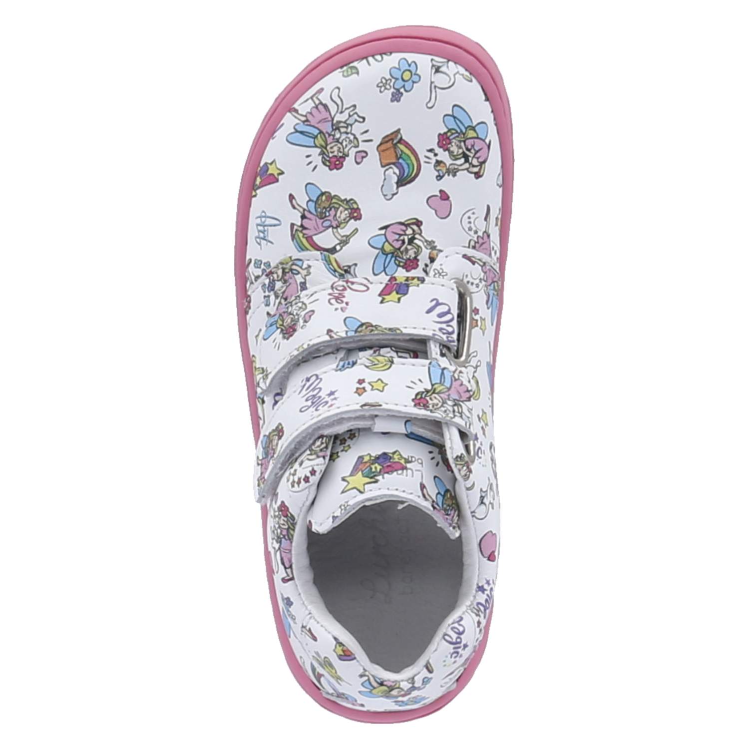 Lurchi Klettschuhe NOAH BAREFOOT - white-rose