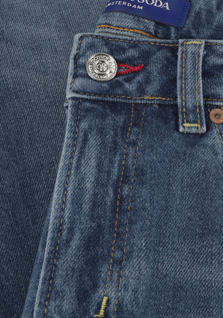 SCOTCH & SODA blauwe scotch & soda slim fit jeans seasonal essentials high five slim jeans