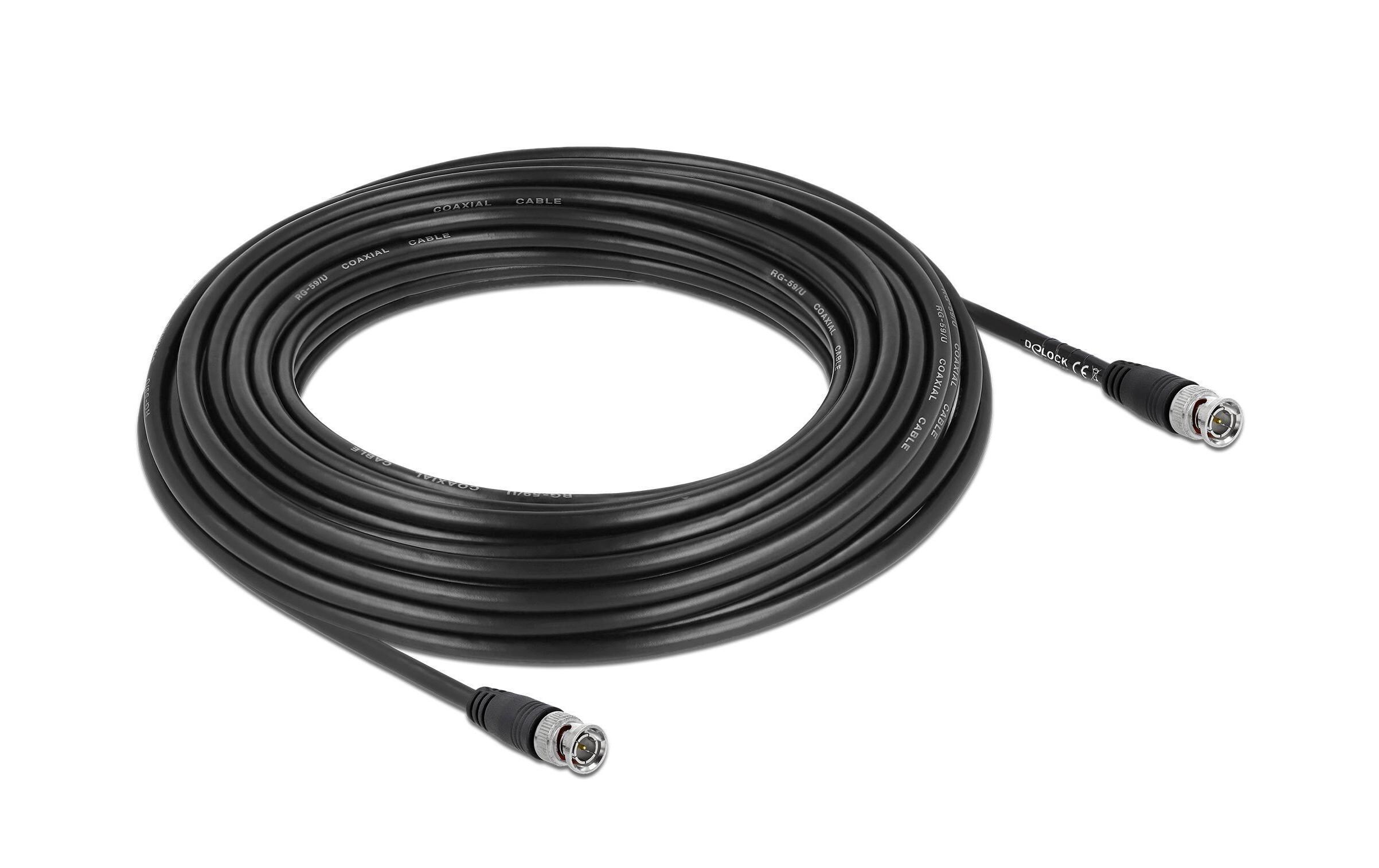 Kabel BNC - BNC, 15 mDelock Kabel BNC Stecker zu BNC Stecker 15 m