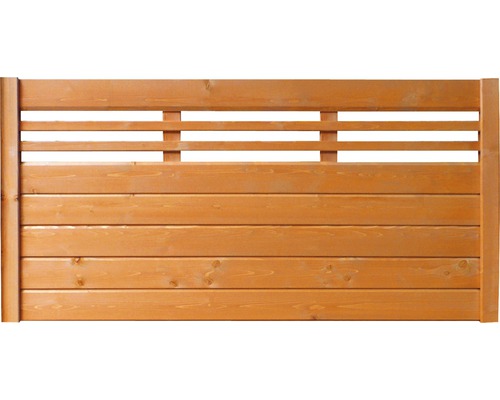 Voortuinhek, bouwpakket BuildiFix-Zauntyp B 180 x 90 cm kersenhout