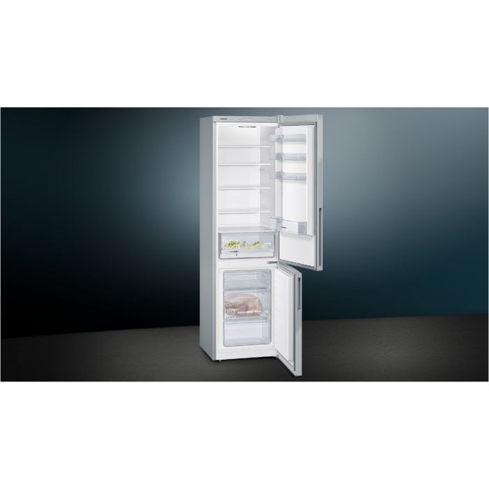 Siemens Kühl-Gefrier-Kombination iQ300 KG39V2LEA Edelstahl-Look
