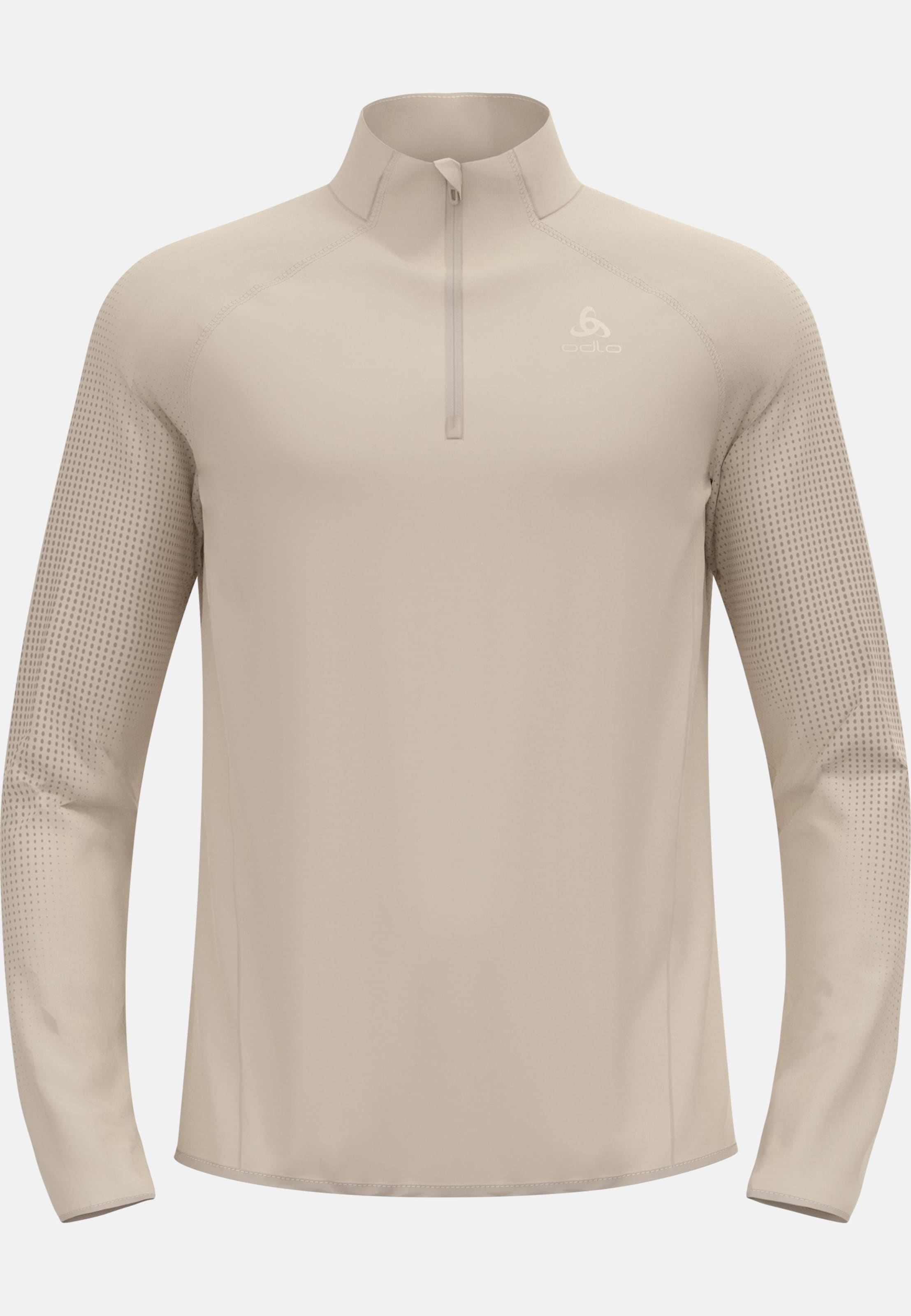 Zeroweight Warm Laufoberteil mit Halbreissverschluss 2.0 in silver cloud