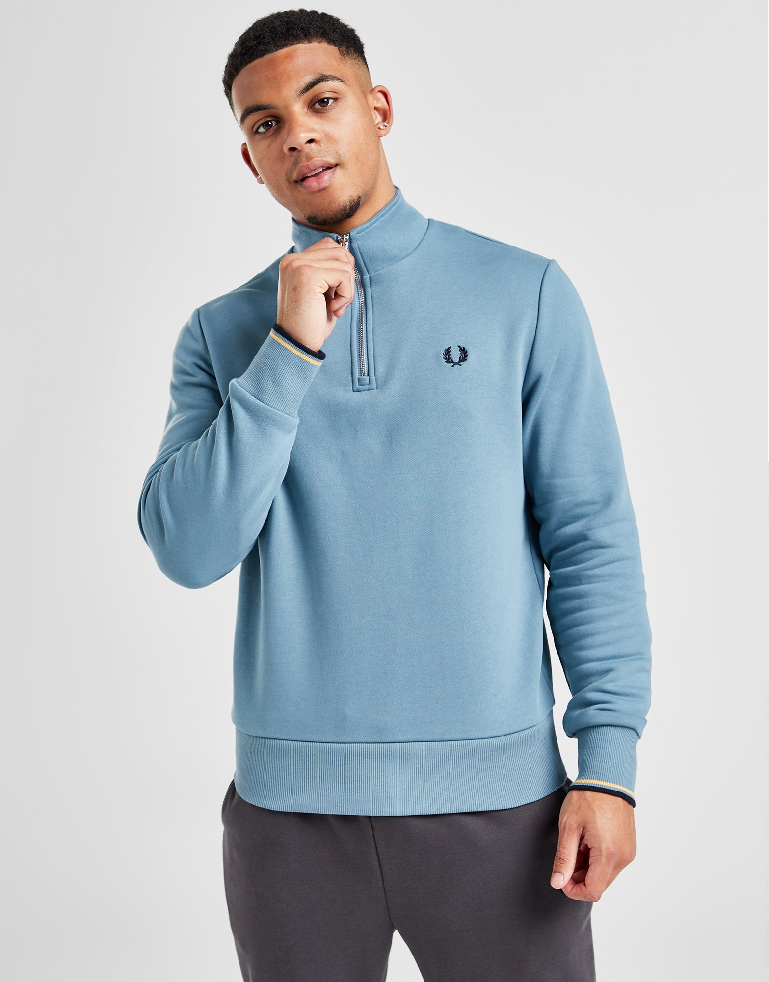 Fred Perry Sweatshirt Semi-Fermé Homme