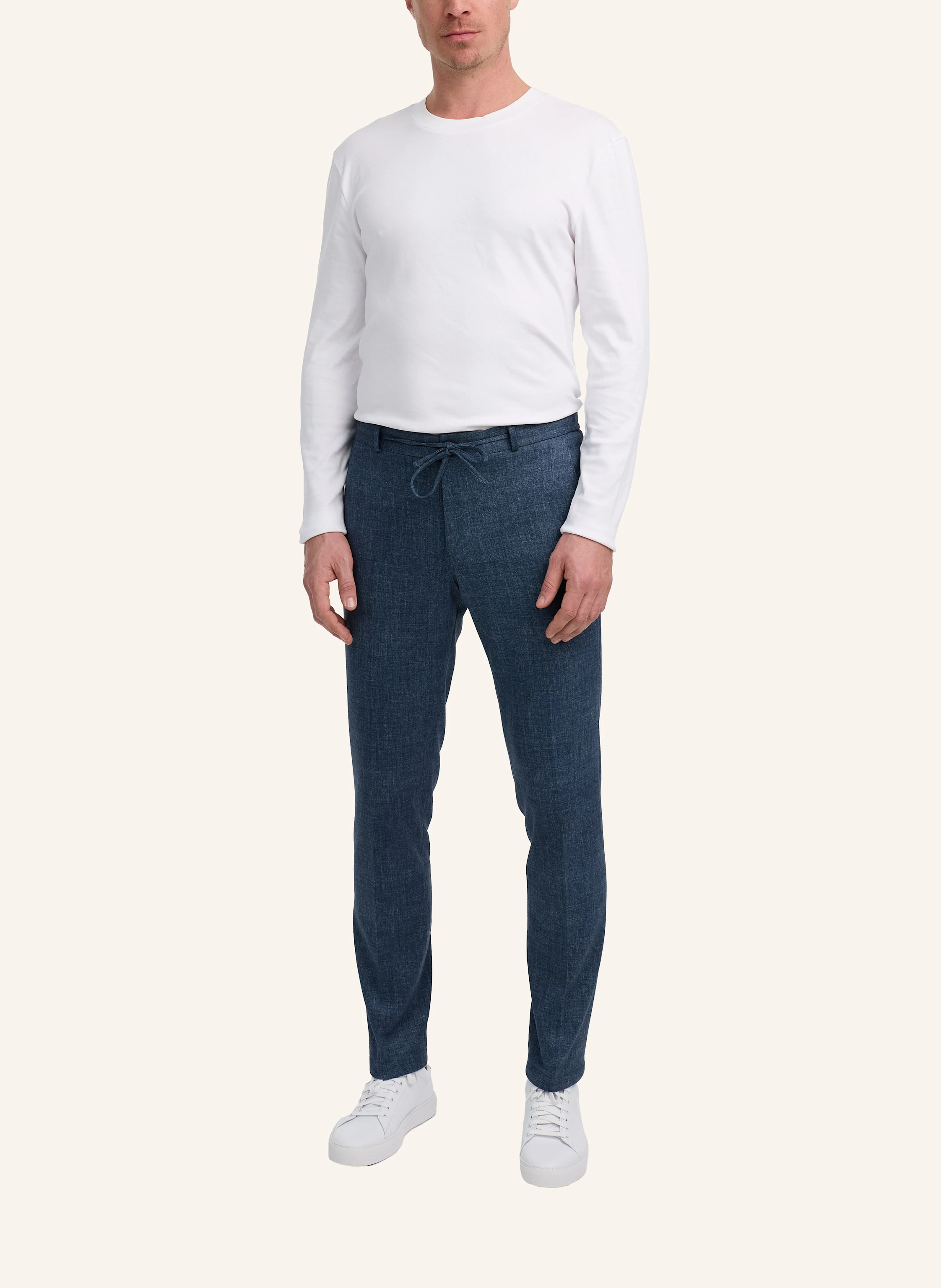 ZUITABLE Anzughose DISPARTAFLEX Slim Fit aus Jersey