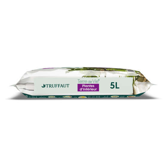 Terreau 'Terre de Vie®' pour plantes d'intérieur - sac de 5 litres