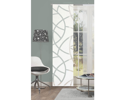 Schuifgordijn Cassé beige wit 60x245 cm