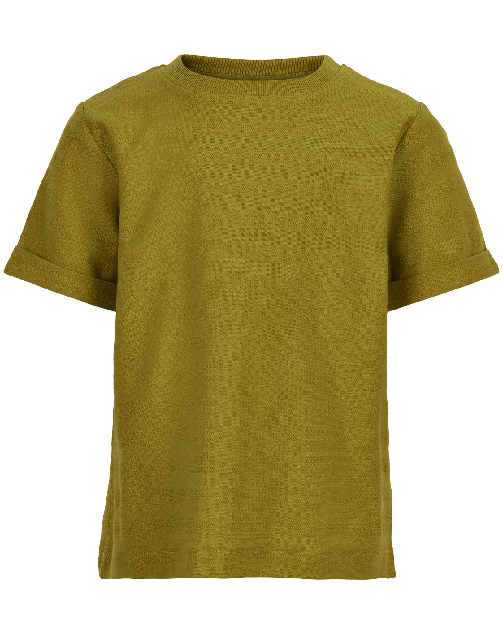 T-Shirt NATURE STRIPE in olive oil