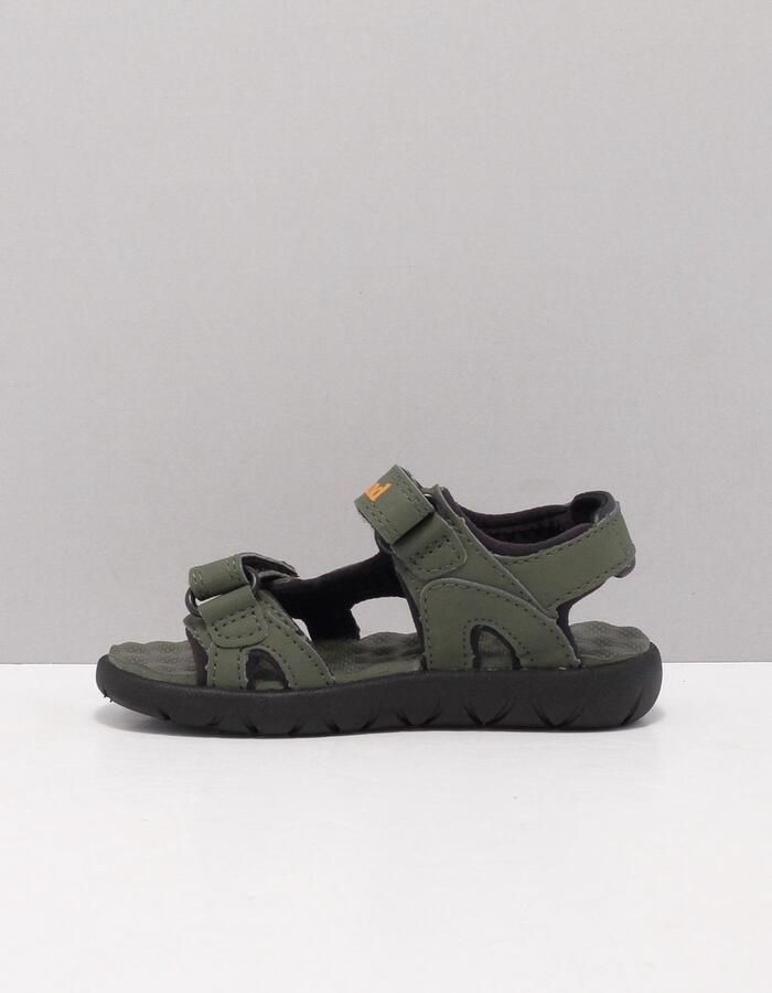 Timberland Kid's Perkins Row 2-Strap Sandal Sandalen olijfgroen