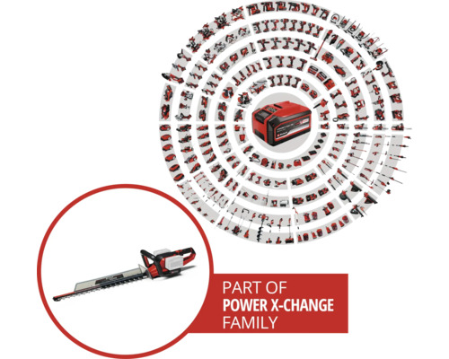 Einhell Power-X-Change GE-CH 36/65 Li-Solo accu heggenschaar zonder accu en lader (2x18V)