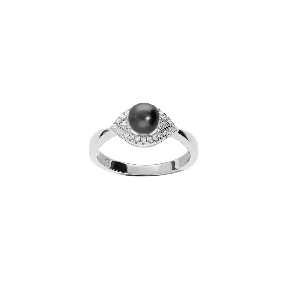Bague Argent - Perles de Tahiti