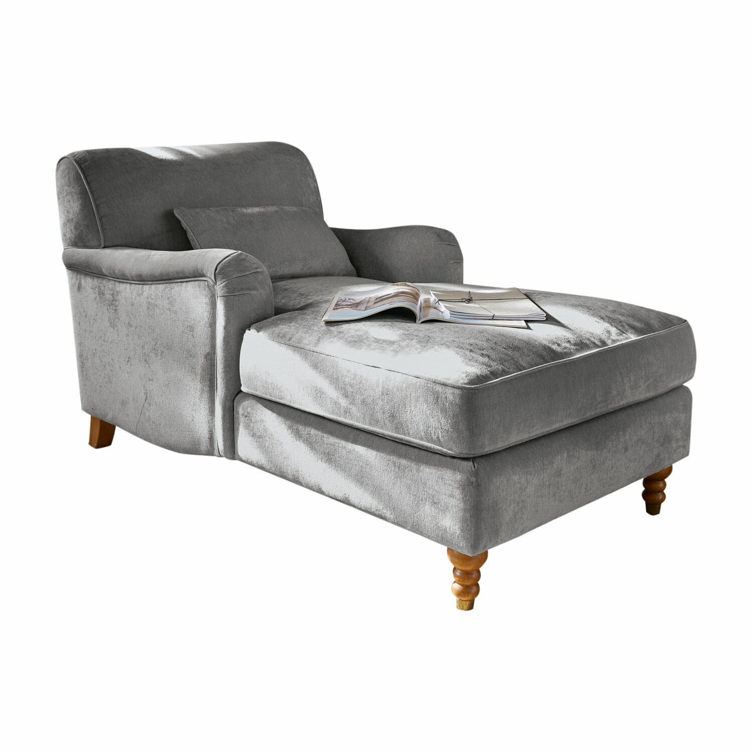 Chaiselongue Isa grau