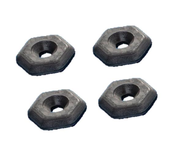 Armstrong Foils Rondelles Carbone CSK Washers