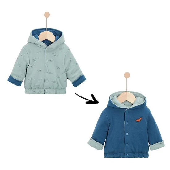 Dino d'Automne Veste Reversible à Capuche   Dino        de               Marèse