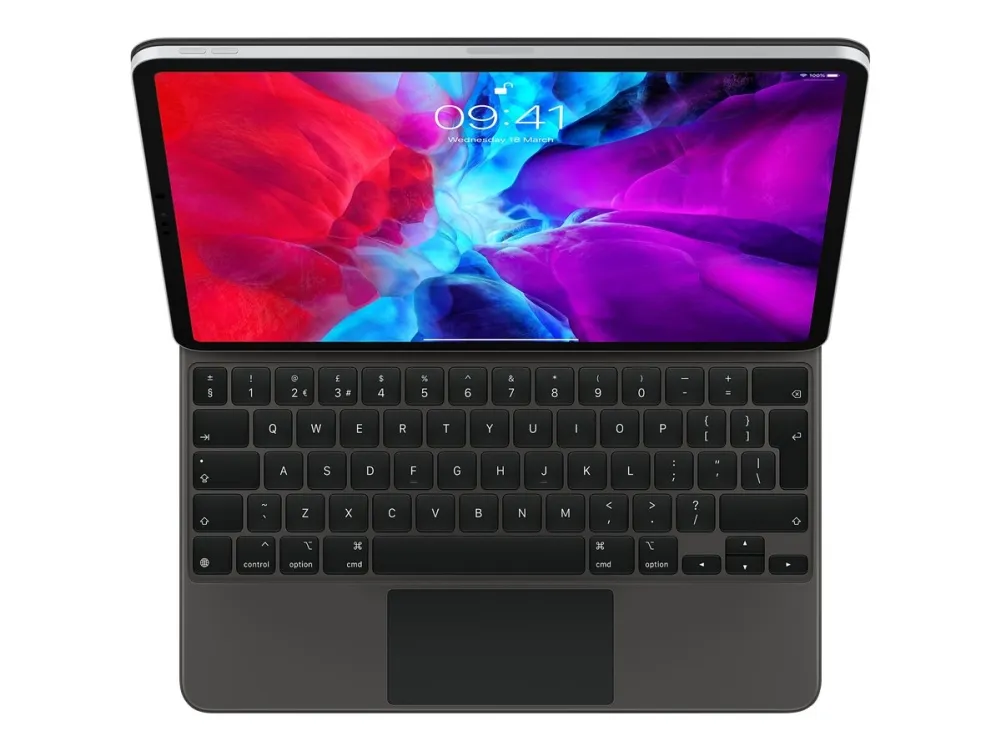 [OUTLET] - Apple Magic Keyboard - Tastatur og folio-kasse - med trackpad - bagbelyst - Apple Smart connector - AZERTY - fransk - for 12.9-inch iPad Pro (3. generation, 4. generation)
