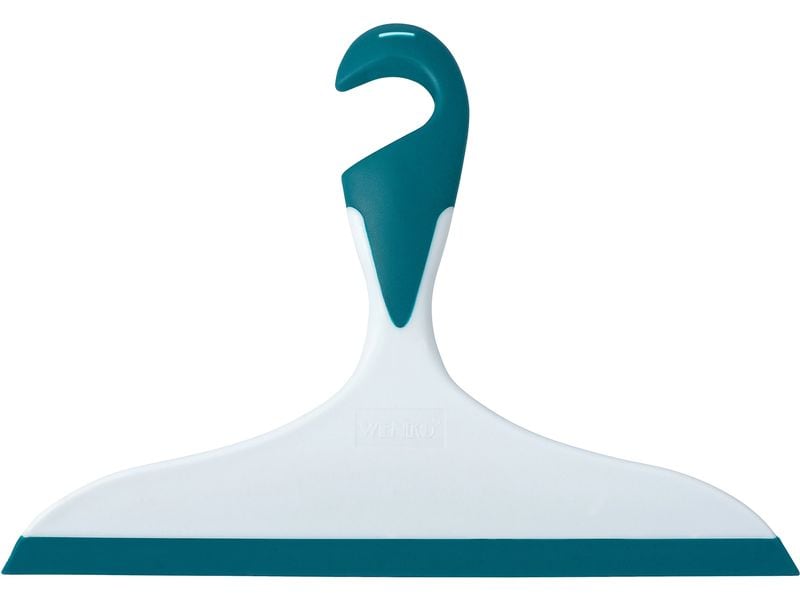 Wenko Duschabzieher Loano Petrol/Weiss Fensterwischer