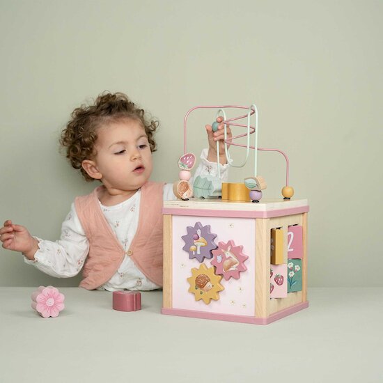 Fairy Garden Cube d'activités en bois   de               Little Dutch