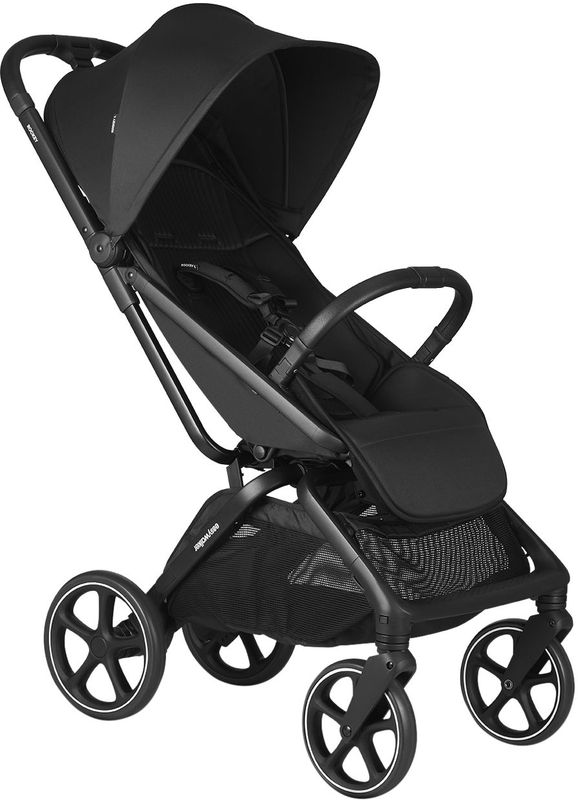 Rockey - L - Buggy - Zwart - Aluminium - Inclusief Regenhoes en Bumper Bar