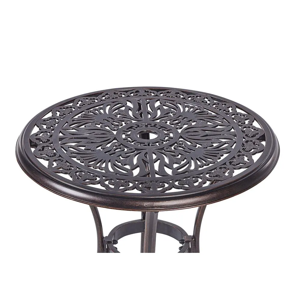 ANDALO - Tuintafel - Bruin - Aluminium
