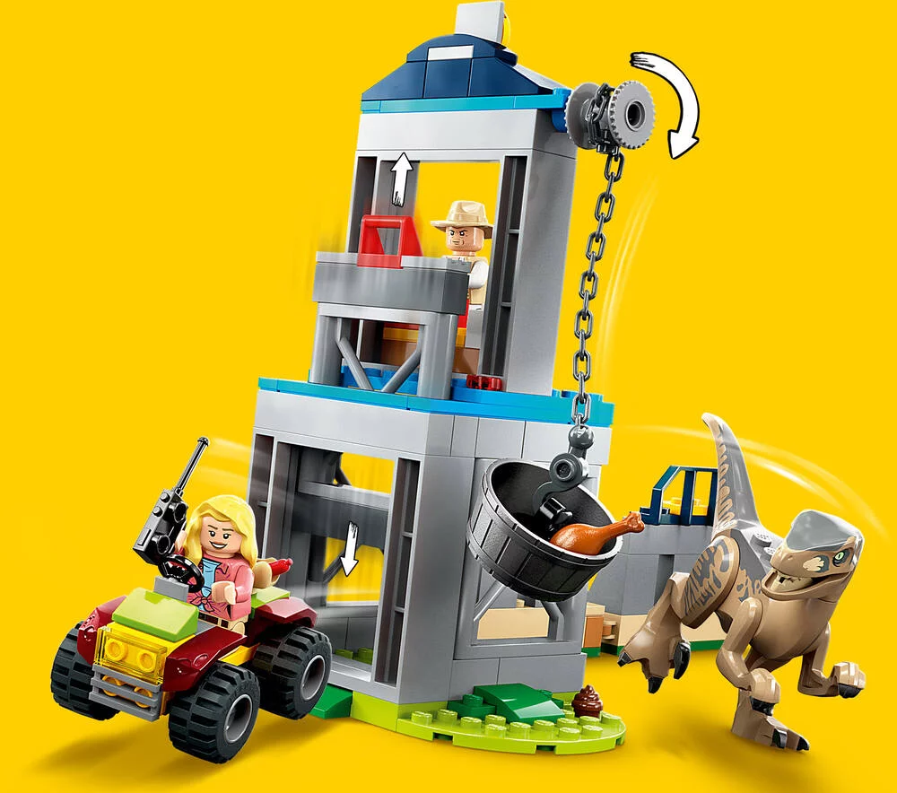 LEGO®JURASSIC WORLD™ 76957 - L'EVASION DU VELOCIRAPTOR