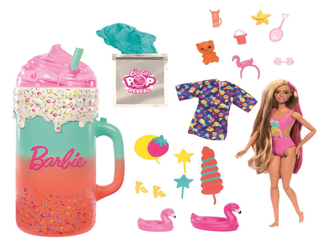 BONECA BARBIE POP! REVEAL FRUTAS_SMOOTHIE TROPICAL