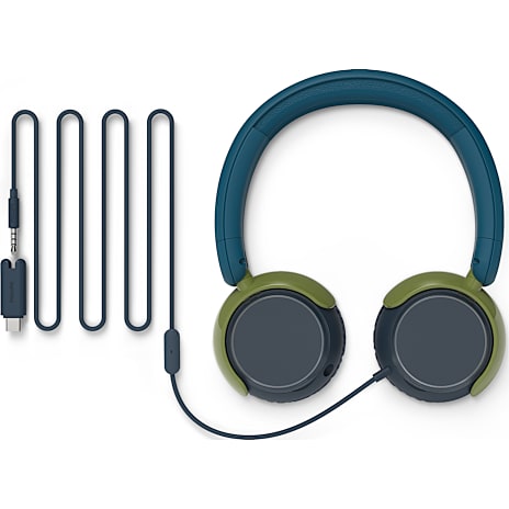 Philips TAK2000CT/00 Kids On-Ear hovedtelefoner - blå